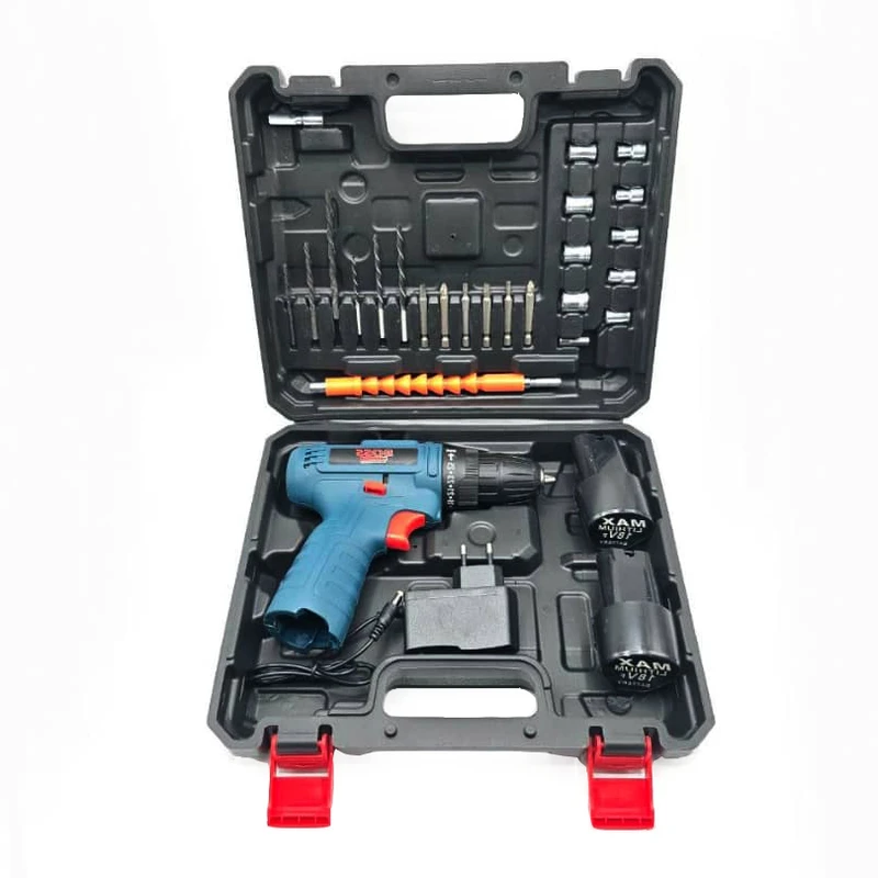 دریل شارژی 18ولت ۲ باطری باس